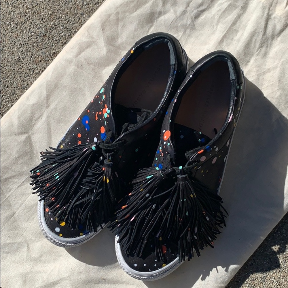 Loeffler Randall Logan Splatter Sneakers